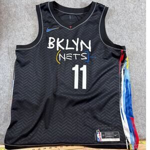 Nike Brooklyn Nets Kyrie Irving 11 Swingman Jersey Mens Jean Michel Basquiat XL